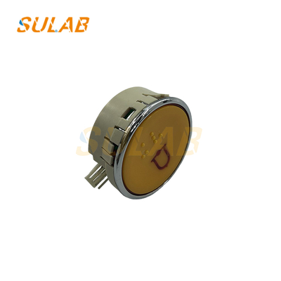 Botão de Elevador Redondo LG SIGM* AK-29B 30mm Aço Inoxidável