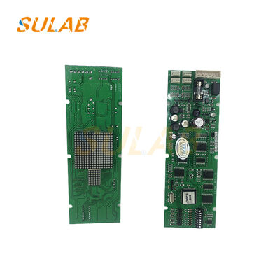 Tabela de exibição do painel de chamadas externo do elevador com exibição de estado de operação em tempo real, interação de comando e feedback de código de falha