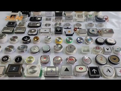 Botão de elevador com Braille Botão de elevador de alta qualidade de aço inoxidável P366060B112G11L922