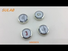 Botão de Elevador BST Peças Sobressalentes de Elevador Botão Redondo Botão de Elevador Acessórios de Elevador Aço Inoxidável