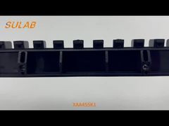 Estruturas de escadas rolantes de plástico, faixas amarelas de borda e faixas pretas de trecho