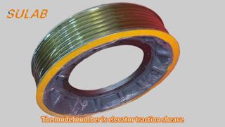 Ímã permanente da polia de tração do elevador Mitsubishi todo o tamanho feito de ferro dúctil QT600-3 vitrine