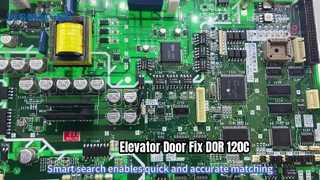Reparação do controle da porta do elevador Mitsubishi DOR120C GPS-III