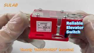 Interruptor do elevador com estrutura de gatilho mecânico, saída de contato normalmente fechado e proteção IP40