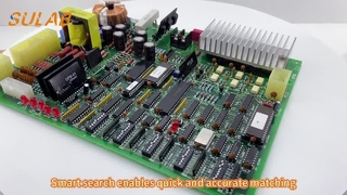 Operação lisa da placa de controle DCD-223 da porta do elevador