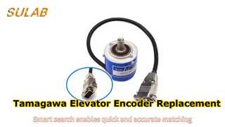 Codificador incremental do elevador Tamagawa FA‑CODER OIH48‑8192P20‑L6‑5V DAA633K5‑K8A peça sobressalente TS5246N58