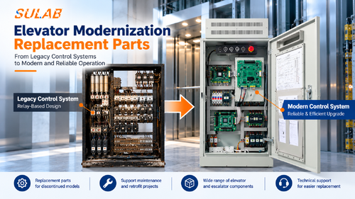 Últimas notícias da empresa sobre Elevator Modernization & Replacement Parts | SULAB