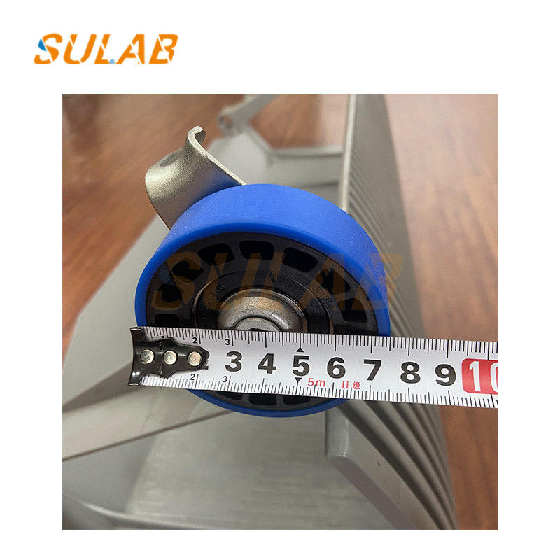Kone Escalator Step 1000mmx400mm Aluminum Alloy Roller Size 75mm