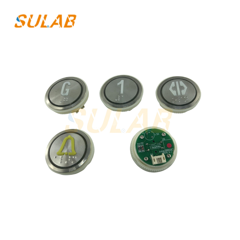 SJEC Brand Elevator Button J103025002E Model with Red And Blue Light and One Year Warranty
