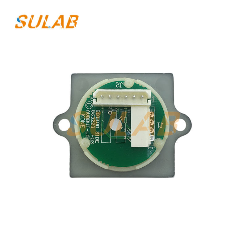 KONE 863223H03 Stainless Steel Shell Elevator Button with LED Indicator Light and Customizable Surface