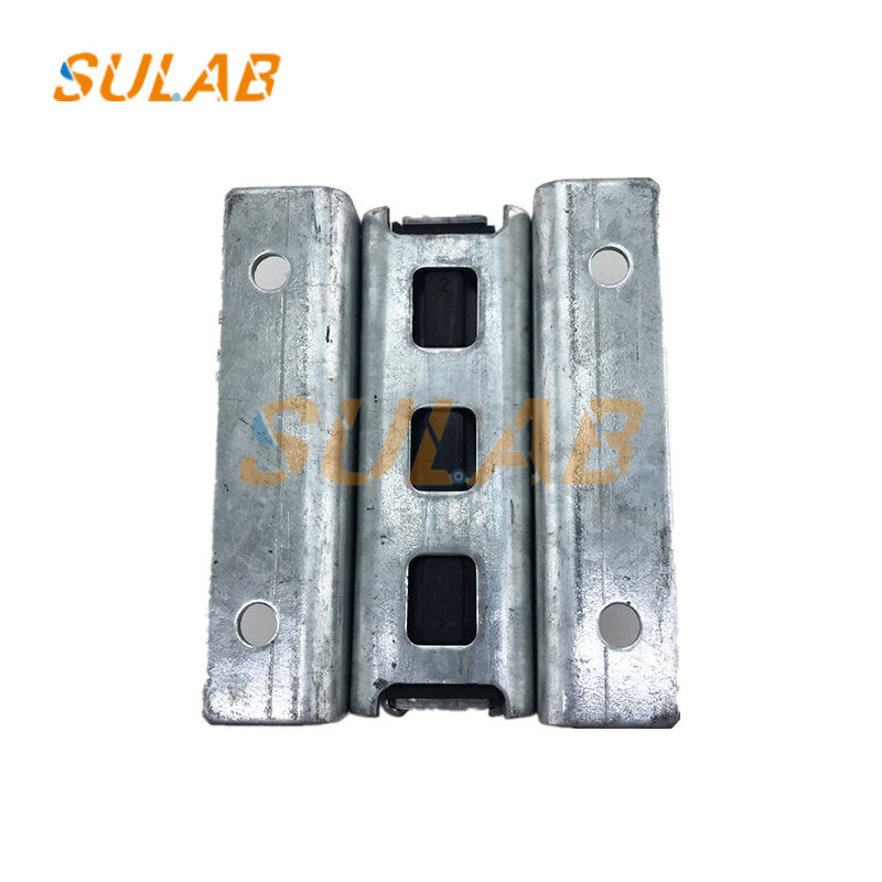 Kone Elevator Sliding Guide Shoe with Low-Friction Polymer Liner and Zinc-Plated Steel Frame for 9 mm/10 mm/16 mm Rails