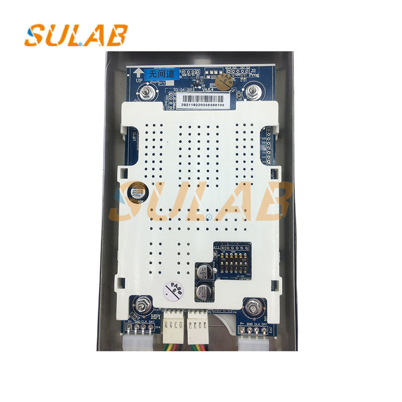 304 Stainless Steel LCD Display Panel with Bottomless Installation and CAN Bus/RS485 Communication for Elevator Landing Control
