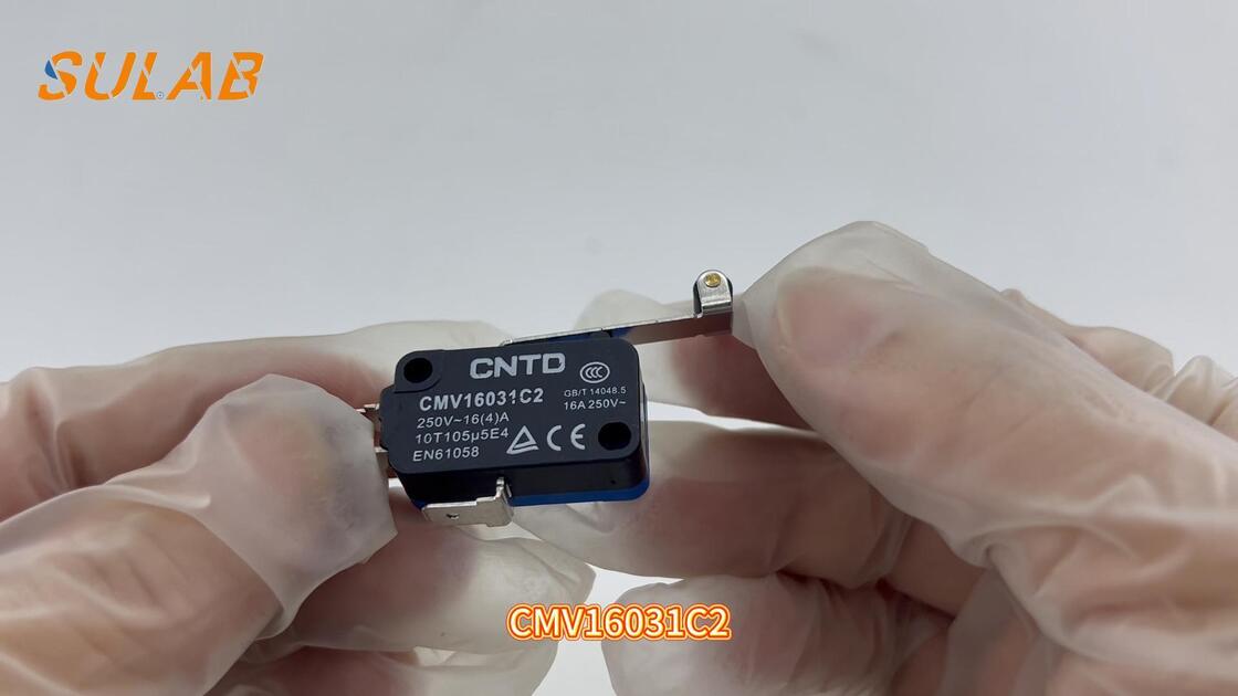 CNTD CMV16031C2 Snap-Action Limit Switch 16 A 250 V Long-Lever Roller SPDT for Elevators