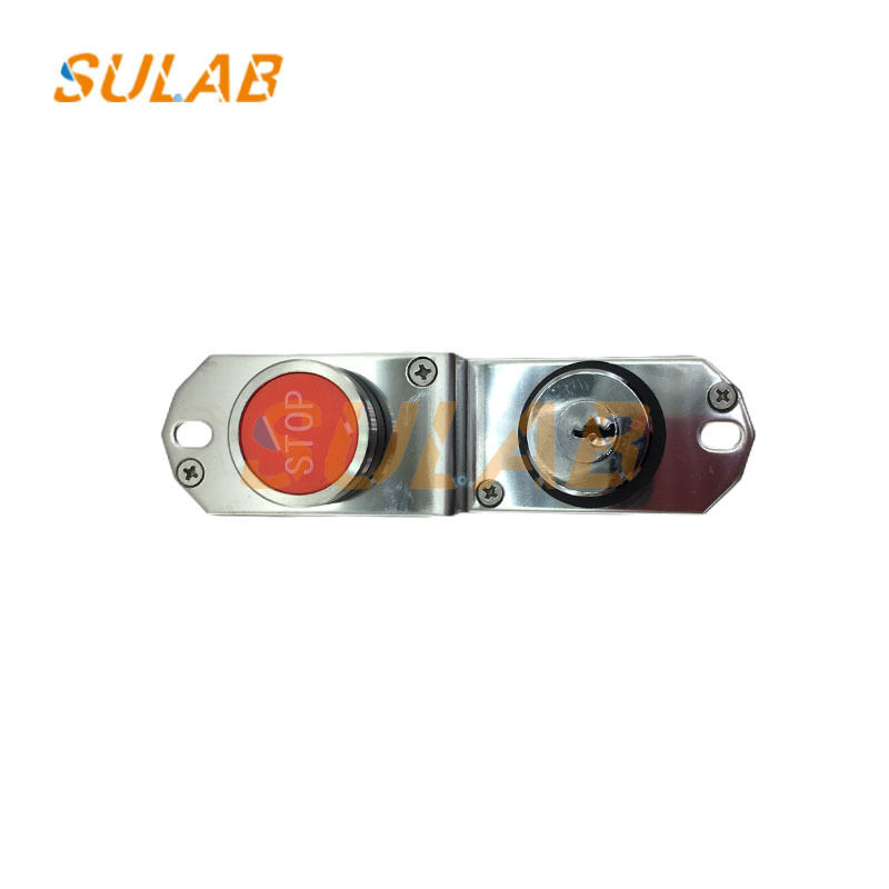 Original Elevator Door Lock and Emergency Stop Switch with Key Switch for Physical Locking and Safety Interlocking Access Control and EN81 Compliance