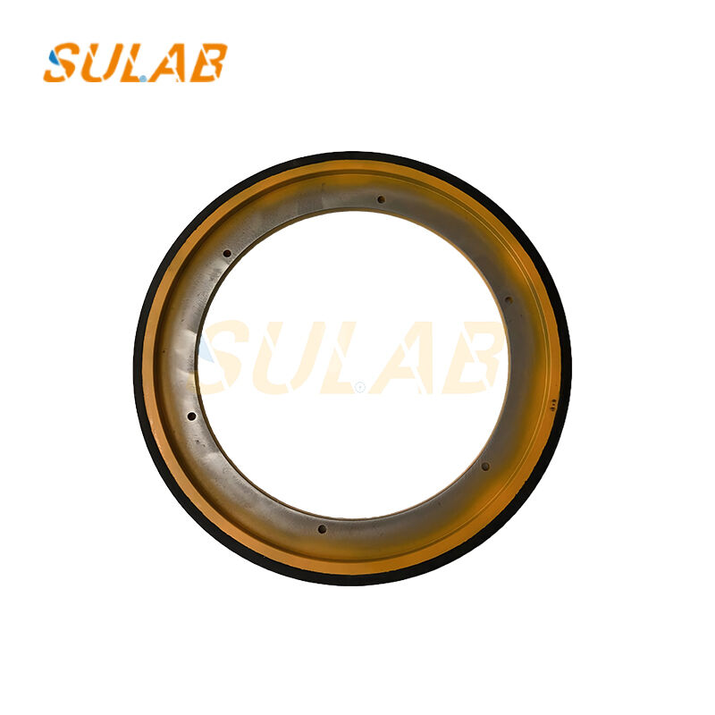 Otis 587mm Diameter Friction Wheel Wear-Resistant Anti-Slip Handrail Drive Pulley for Escalator Spare Parts