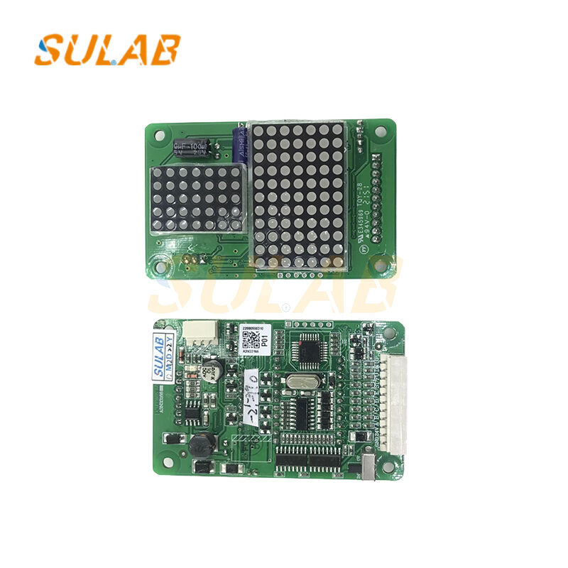 BST A3N33166 Elevator Landing Operation Panel LOP Display Board with Dot Matrix LED Display Microprocessor Control and Bidirectional Communication