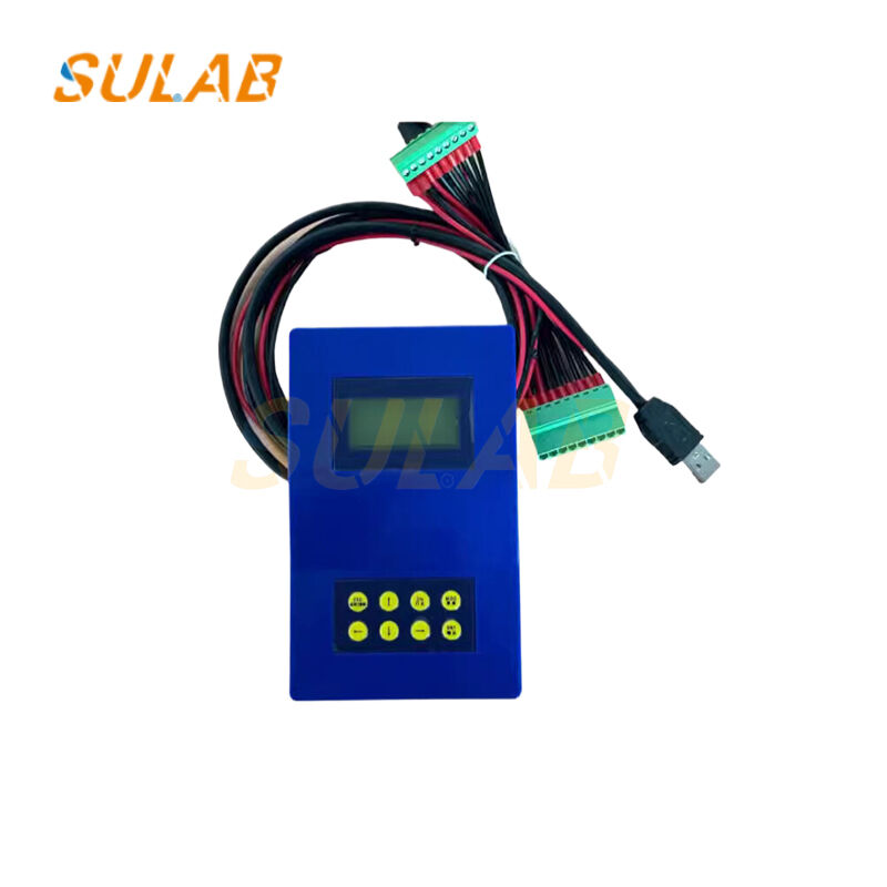 Handheld Elevator Debugger with 5P/6P/7P Interface and USB Cable for Elevator Maintenance