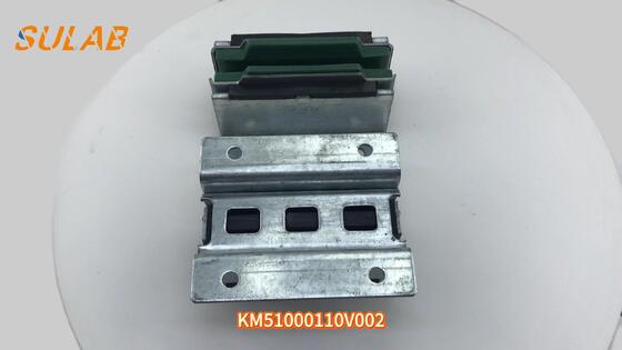 Kone Elevator Sliding Guide Shoe com forro de polímero de baixo atrito e quadro de aço revestido de zinco para trilhos de 9 mm/10 mm/16 mm