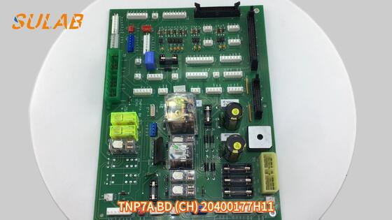 Hyundai Elevator PCB TNP7A BD (CH) 20400177H11 – Placa de Relés do Painel de Controle com Contatos Dourados e Substrato FR-4 retardante de chamas para Tensão de Entrada de 12 VCC ±5%