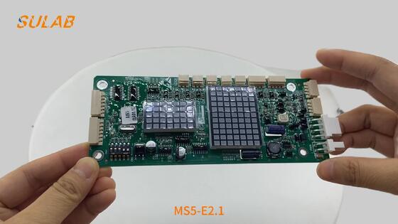 Placa de Display LOP do Elevador ThyssenKrupp MS5-E2.1 PCB de Chamada de Saída para Sistema MC2/MC2-B com Qualidade Original e Entrega Rápida