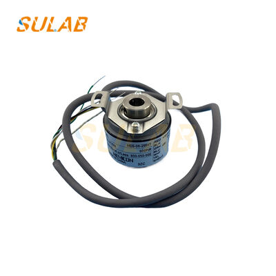 Encoder Rotativo NEMICON HES-06-2MHT-800-050-00E com Saída Line Driver de Resolução 800P/R e Design de Flange Ultrafino para Elevadores