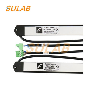 FCU07350740RX Receptor de cortina de luz de elevador com caixa de plástico infravermelho e à prova de poeira de alta sensibilidade para proteção anti-clamp da porta do elevador