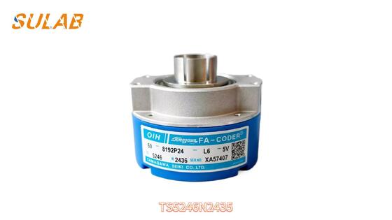 Tamagawa TS5246N2435 Encoder Rotativo com 8192 Pulsos por Revolução Estrutura de Eixo Oco e Sinal Diferencial Line-Driver para Motor de Tração de Elevador